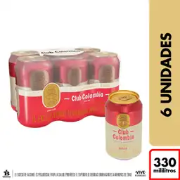 Cerveza Club Roja Sixpack Lata 330