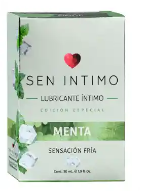 Lubricante Menta X 30 Ml Sen Intimo