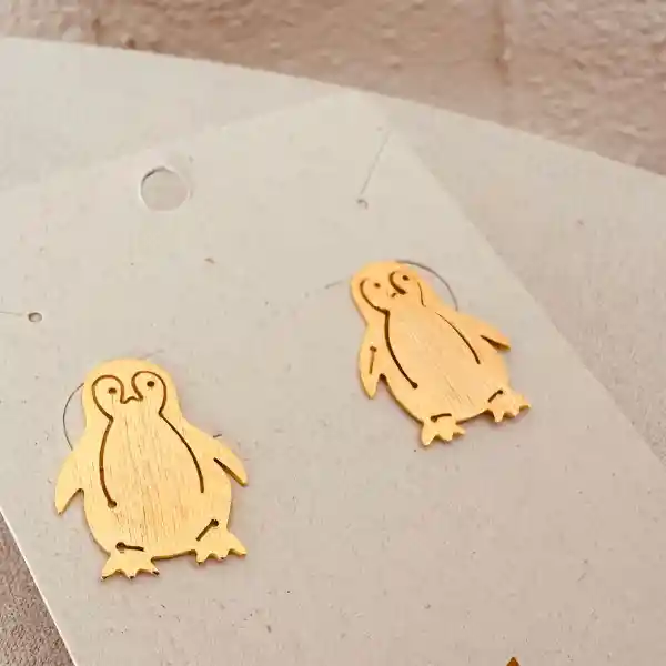 Aretes Pinguinos