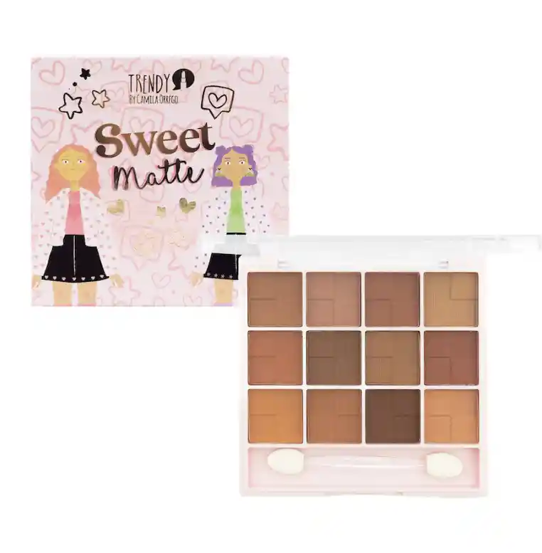 Sombra Sweet Matte Para Ojos Trendy