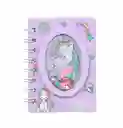 Agenda Libreta Diario Unicornio Pony 3d Corazones Estrellas