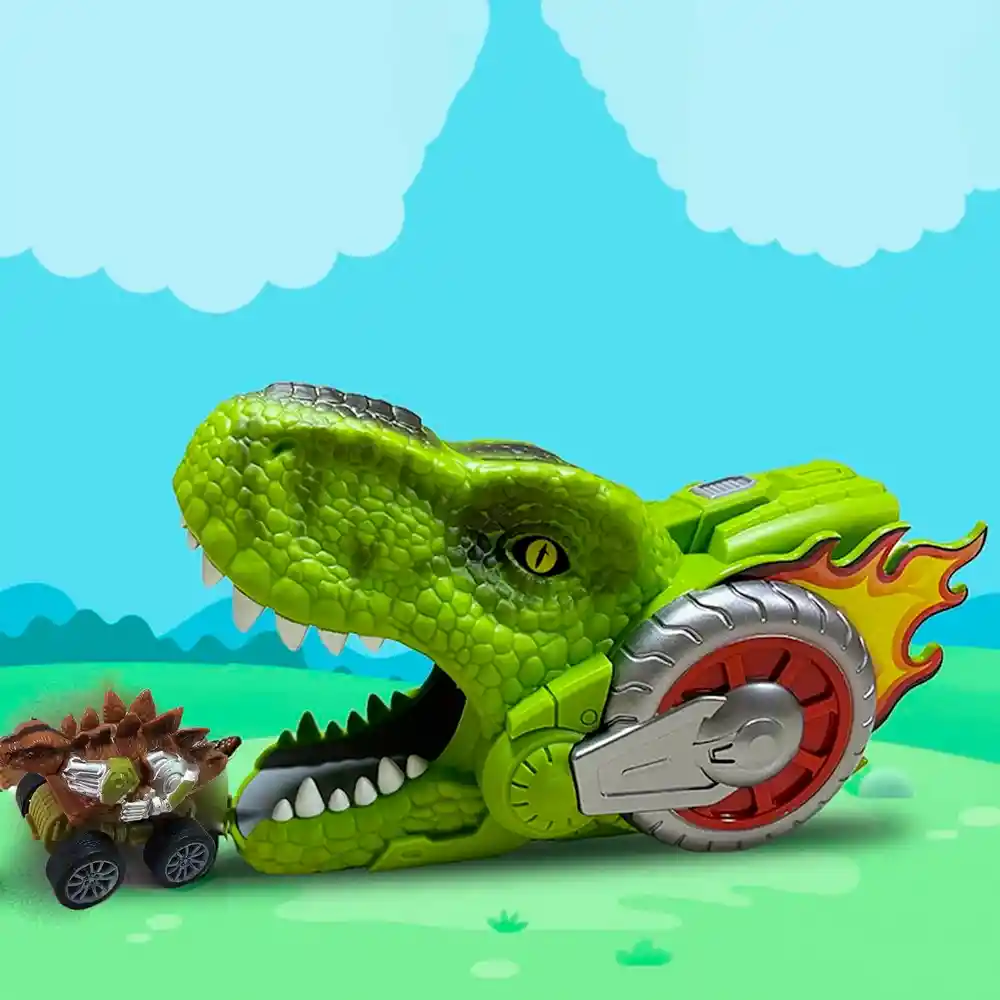 Carro Dinosaurio Catapulta Juguete Niños Diversion Didactico