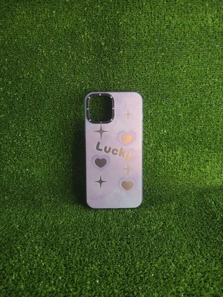 Iphone 12 Pro Max| Forro Protector | Case Rigido|good Luck |lucky | Bordes Reforzados |iphone| Carcasa | Funda | Anti Humedad | Full Proteccion.