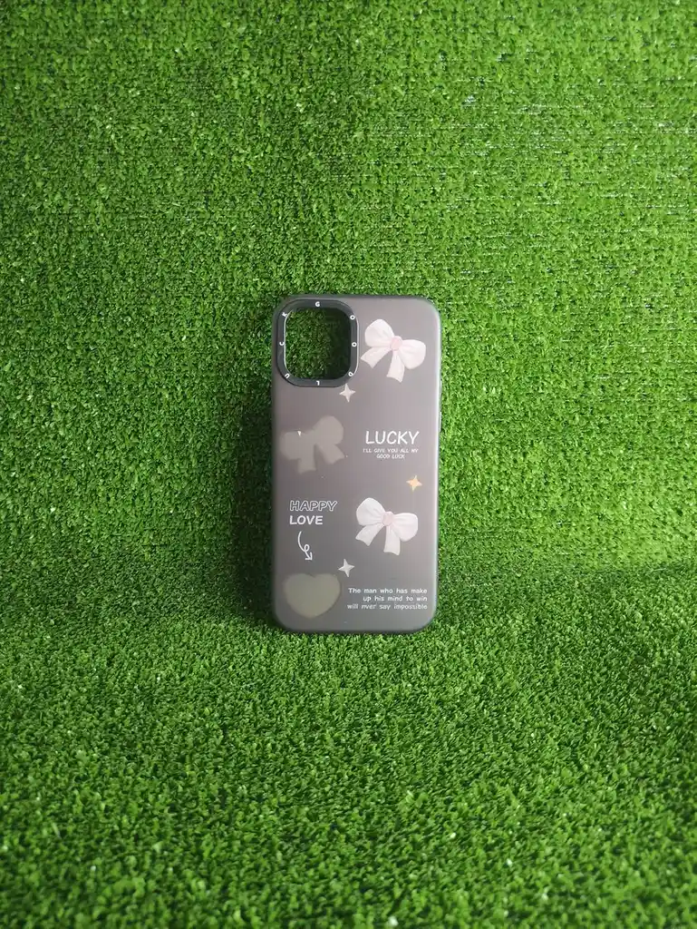 Iphone 12 Pro | Forro Protector | Case Rigido|good Luck |lucky Happy Love | Bordes Reforzados |iphone| Carcasa | Funda | Anti Humedad | Full Proteccion.