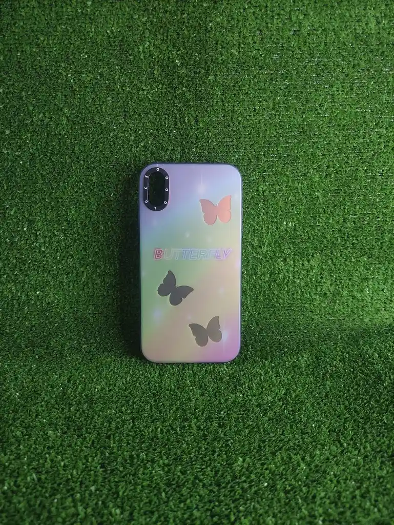 Iphone Xr | Forro Protector | Case Rigido|good Luck |butterfly | Bordes Reforzados |iphone| Carcasa | Funda | Anti Humedad | Full Proteccion.