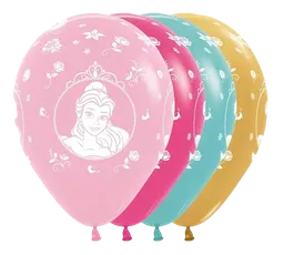 Bombas Globo Biodegradable De Latex Princesas Surtidas R12