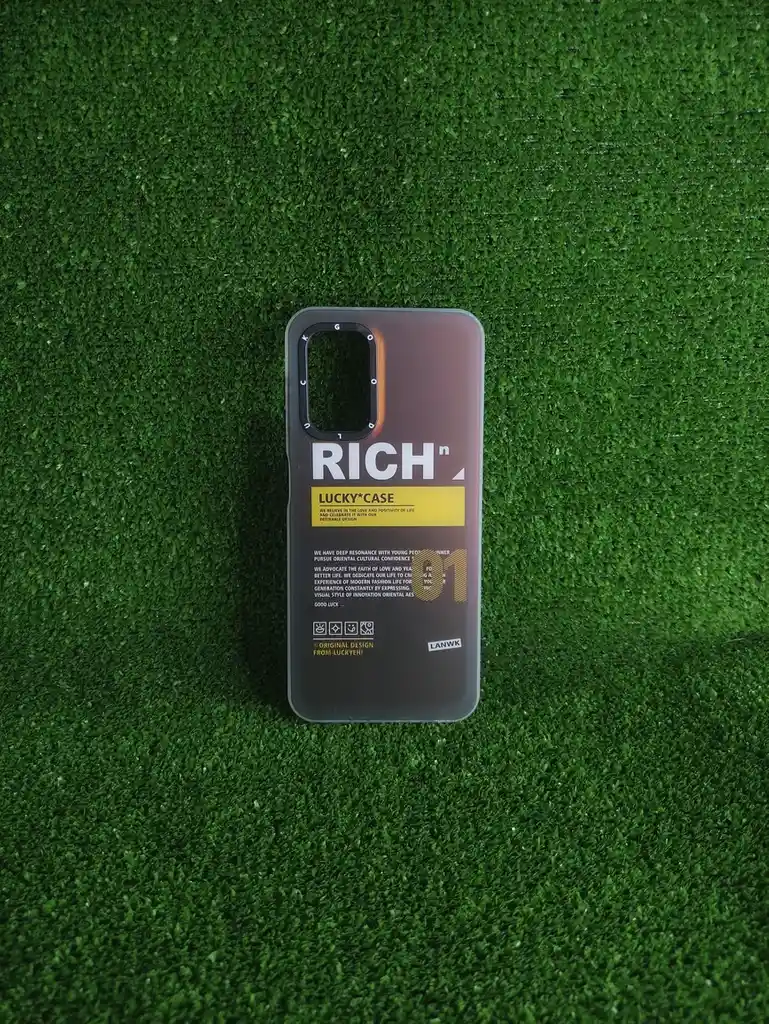 Samsung Galaxy A13| Forro Protector | Case Rigido | Good Luck |rich| Bordes Reforzados |samsung| Carcasa | Funda | Anti Humedad | Full Proteccion.