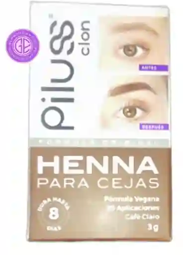 Henna Cejas Cafe Claro (hena) Piluss 3g