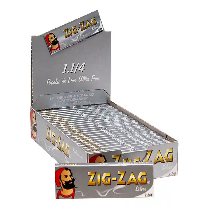 Zig-zag Silver Papel De Fumar