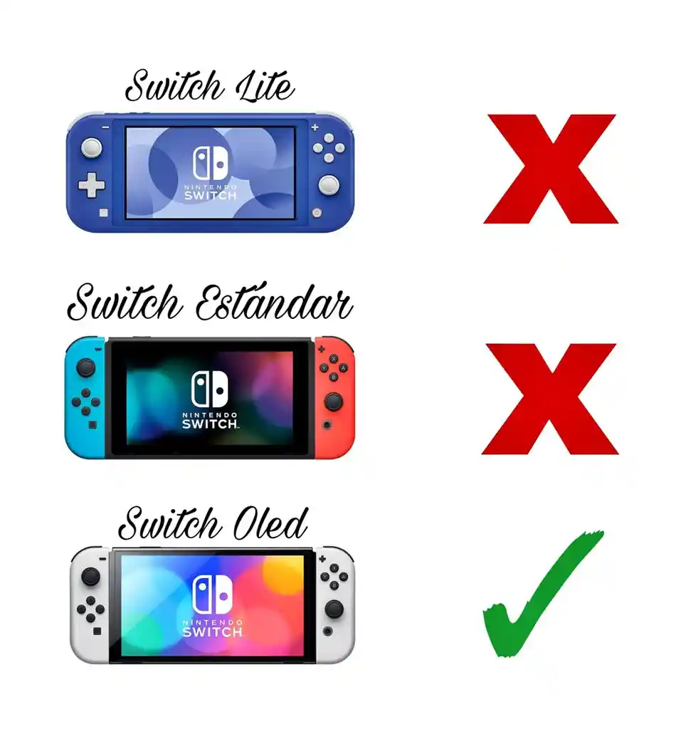 Silicona Joycon Rojas + Vidrio Templado + 2 Grips Para Switch Oled