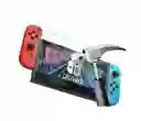 Silicona Joycon Rojas + Vidrio Templado + 2 Grips Para Nintendo Switch