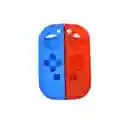 Silicona Joycon Neon + Vidrio Templado + 2 Grips Para Switch Oled