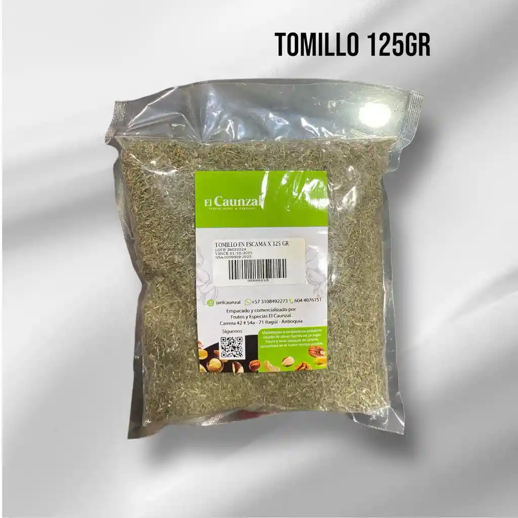 Tomillo En Escamas 125gr