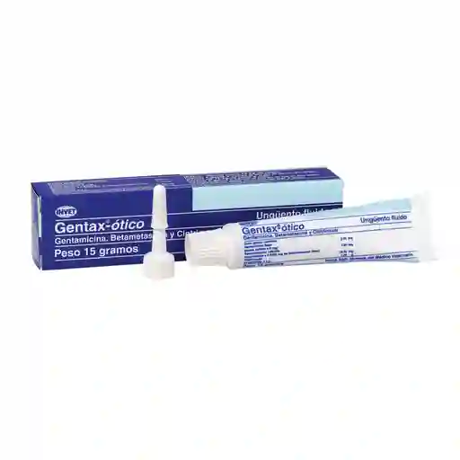 Gentax Otico 15 Gr Tratamiento De Otitis Aguda Y Cronica