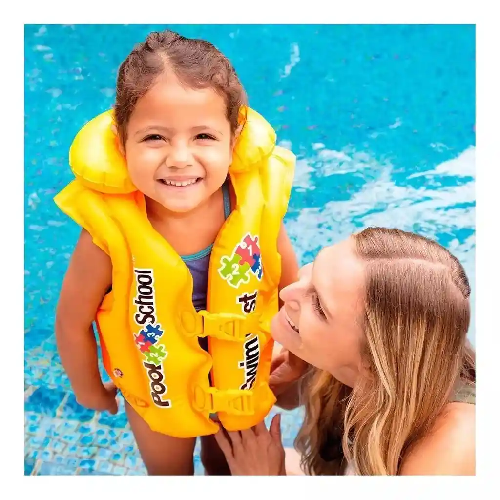 Chaleco Flotador Inflable Pato, Flotador Dona, Natacion, Salvavidas