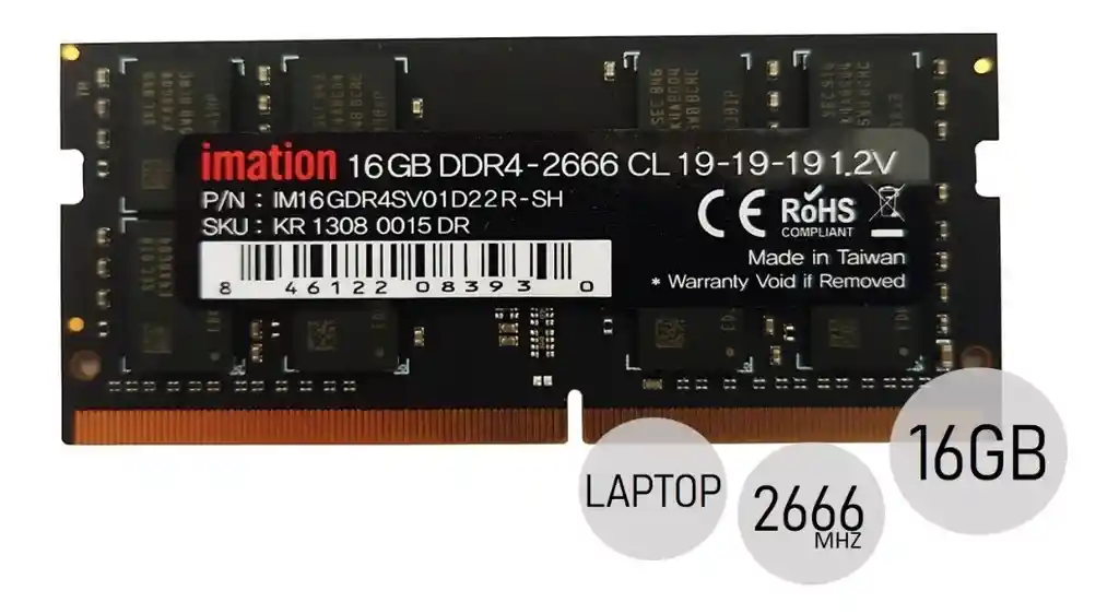 Memoria Ram Imation Ddr4 16gb Im16gdr4sv01d22r