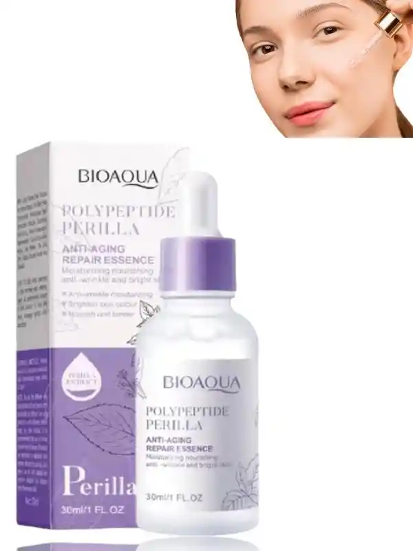 Serum Antiedad Con Extracto De Perilla Polipeptida 30 Ml Bioaqua Ref 211