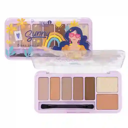 Paleta De Sombras Sunny Trendy