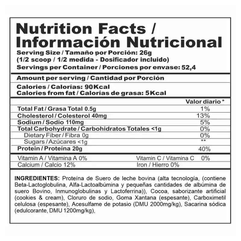 Proteina Bipro Classic 3lb Vainilla
