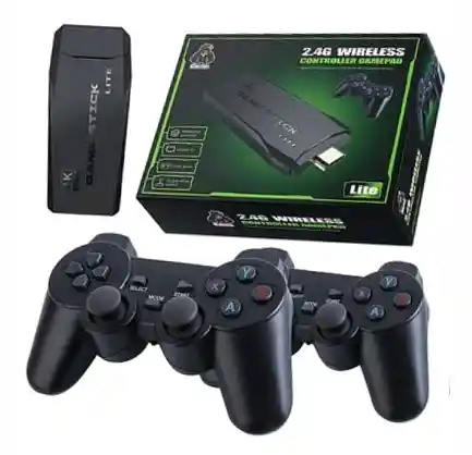 Game Stick Controles Inalambricos Con Juegos