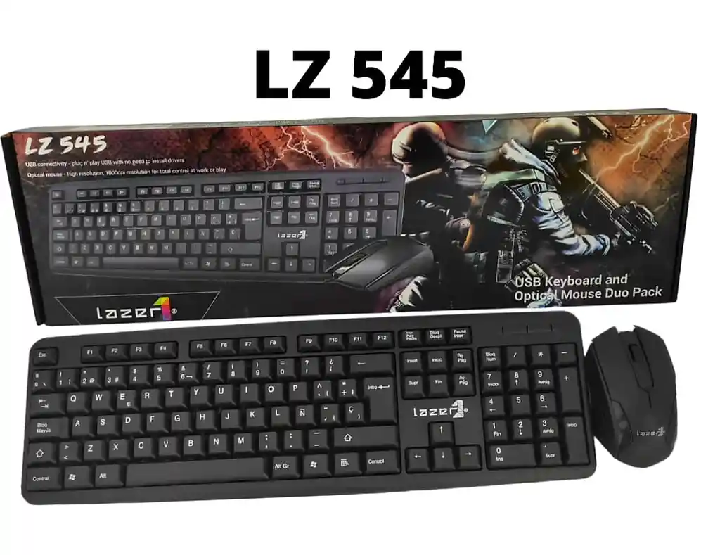 Combo Teclado Y Mouse Lz545