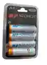 Baterias Pilas Recargables Mp Aa X4
