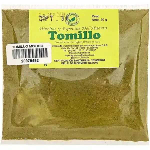 Tomillo Molido