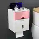 Organizador De Baño Dispensador De Papel Higiénico Y Mas