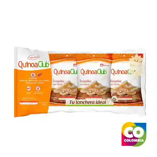 Rosquitas Y Snacks De Quinoa Para Lonchera (6 Unidades) Marca Quinoa Club