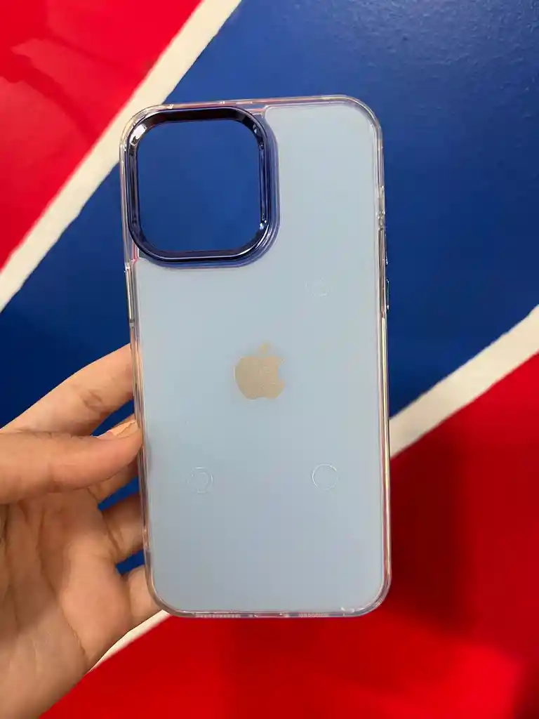 Forro Iphone 14 Pro Max / Luxury Azul Cielo