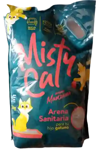 Arena Misty Cat Aroma Manzana 4.5 Kilos