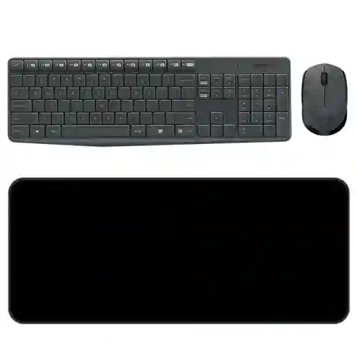 Combo Inalámbrico Logitech Mk235 + Alfombrilla Xl 80x30cm