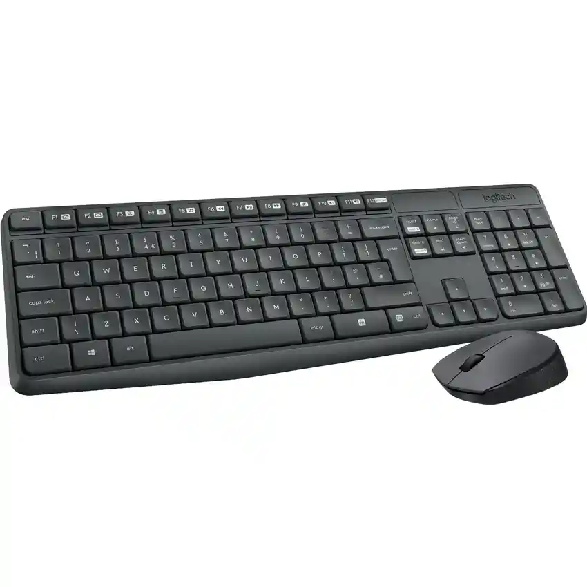 Combo Inalámbrico Logitech Mk235 + Alfombrilla Xl 80x30cm