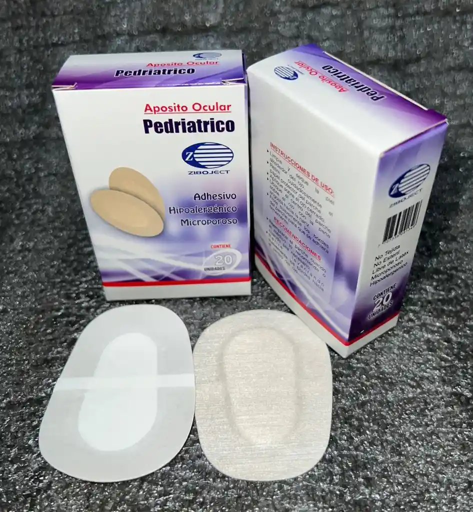 Aposito Ocular Pediatrico Caja X 20