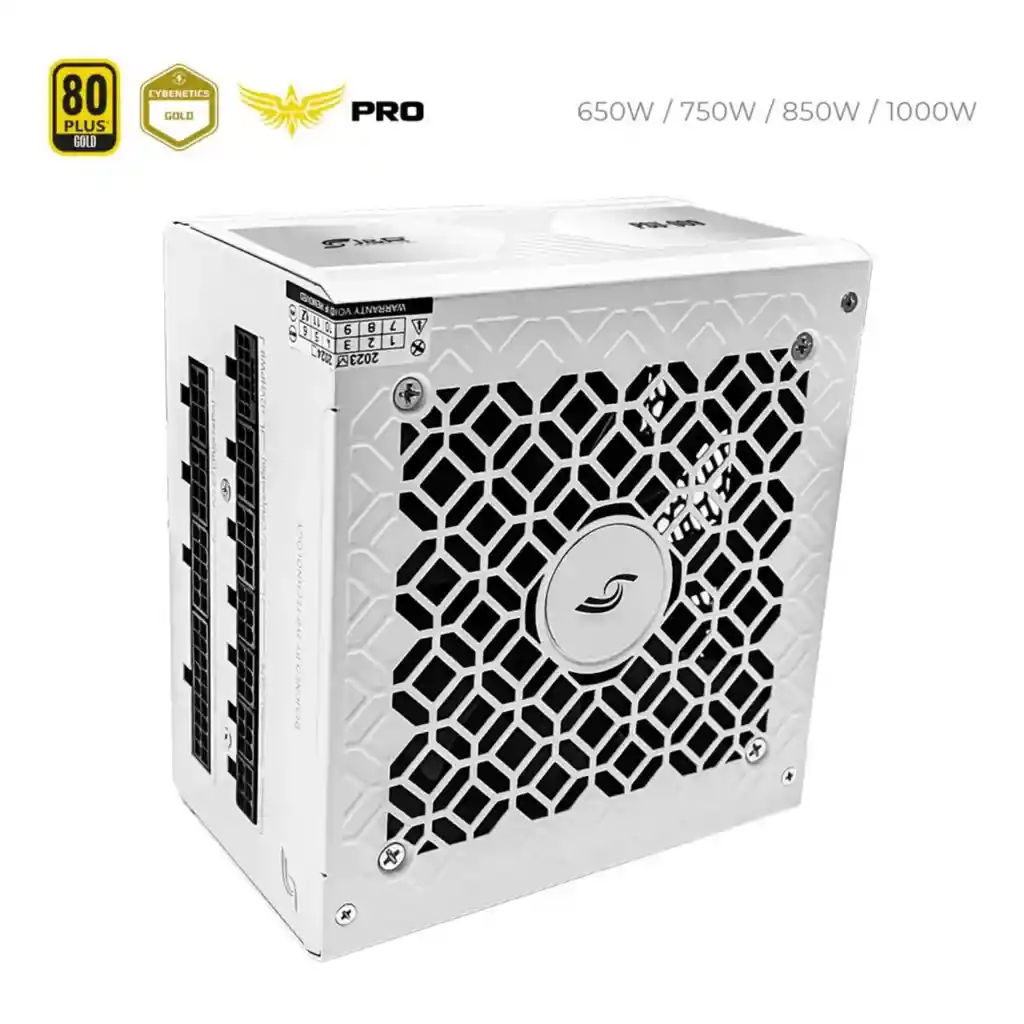 Fuente De Poder 1000w Cert 80 Gold Plus Jyr Psu-009 | Blanca