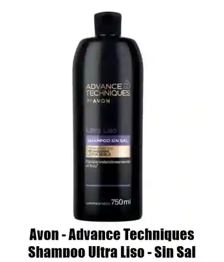 Avon - Advance Techniques Shampoo Ultra Liso - Sin Sal