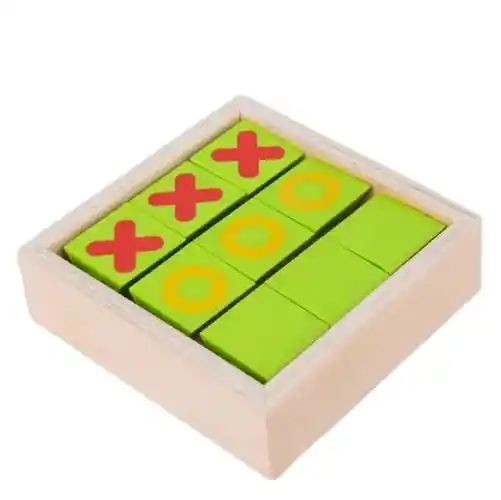 Juego De Mesa Tres En Raya Juego Clásico Triqui Niños Adulto