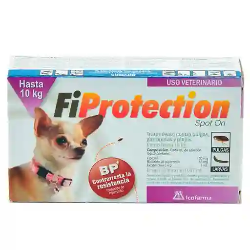 Fiprotection Spot On Antiparasitario Externo- Hasta 10kg