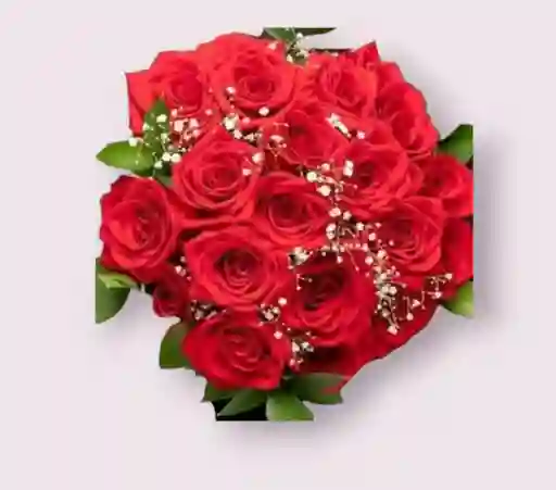 Bouquet 24 Rosas Rojas