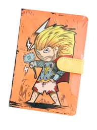 Papelería Agenda Con Broche Super Heroe Thor 			