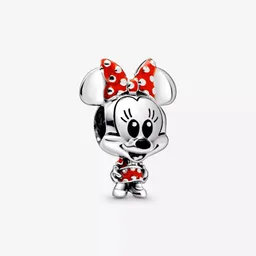 Charm Dije Disney Mickey Minnie Fabricado En Plata 925