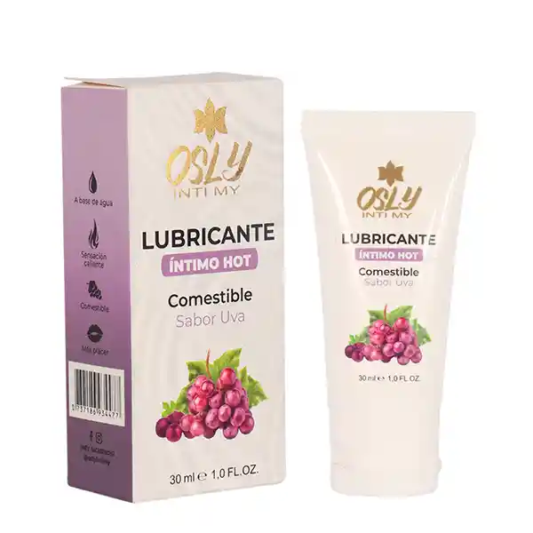 Lubricante Íntimo Hot Uva 30 Ml