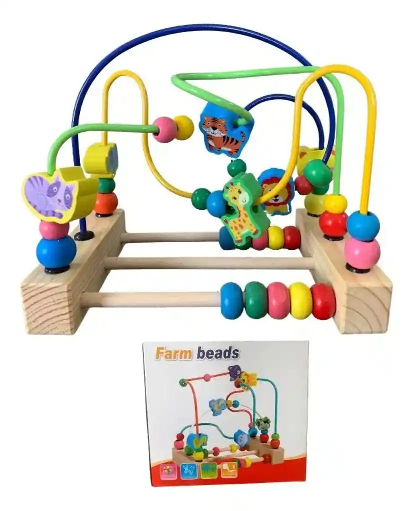 Laberinto 3d Tipo Montessori Madera La Selva Infantil