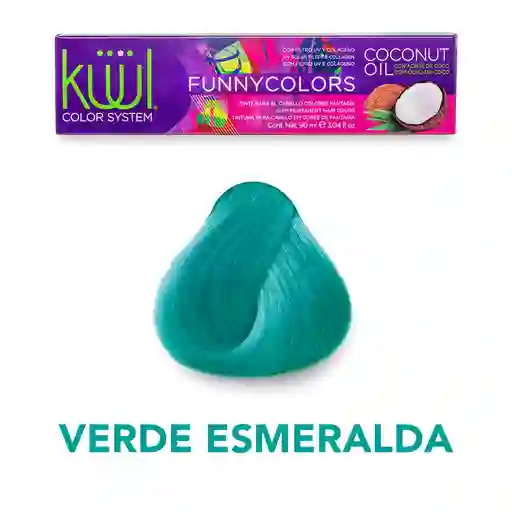 Tinte Kuul Funny Verde Esmeralda 90ml