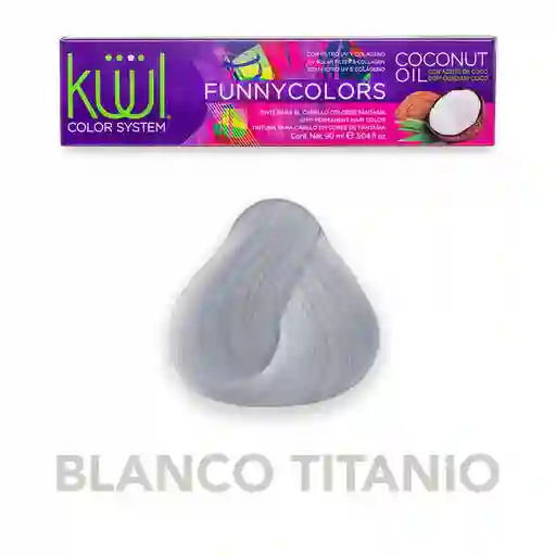 Tinte Kuul Funny Blanco Titanio 90ml