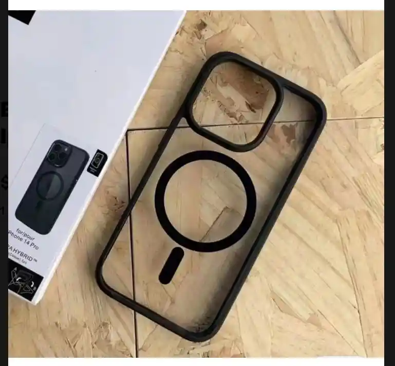 Estuche Magsafe Spigen Negro Iphone 13