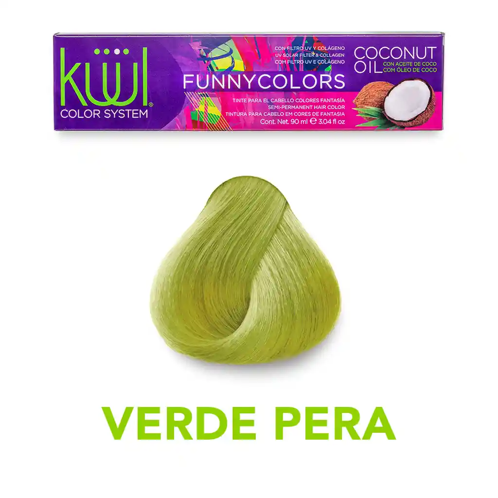 Tinte Kuul Funny Verde Pera 90ml