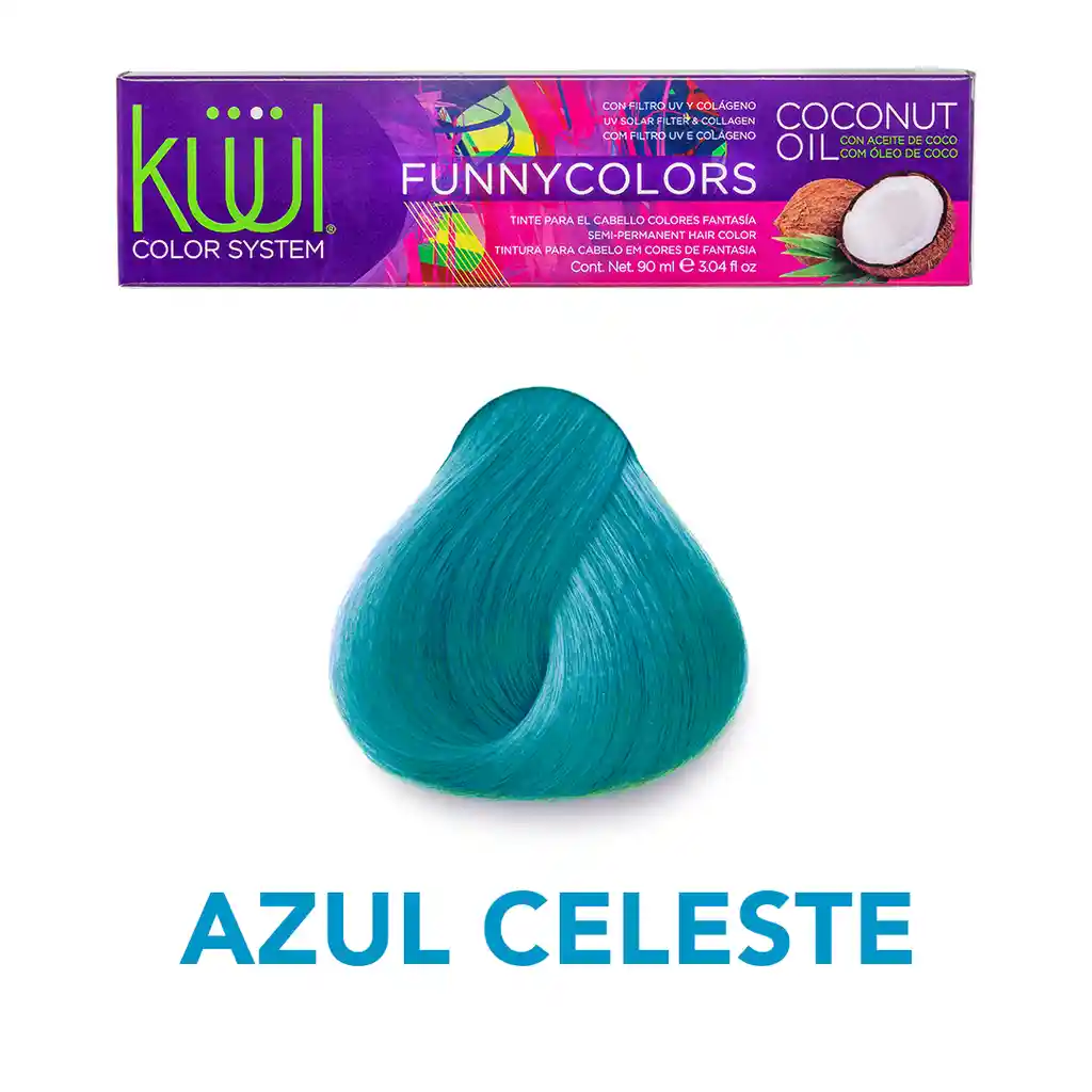 Tinte Kuul Funny Azul Celeste 90ml