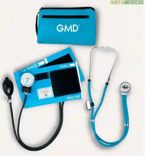 Kit Tensiometro + Fonendoscopio Rappaport Azul Cielo – Gmd