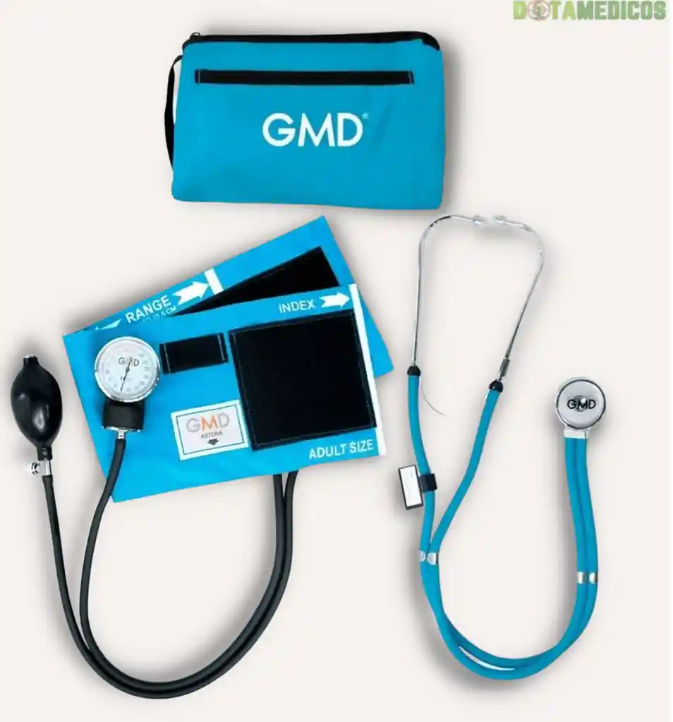 Kit Tensiometro + Fonendoscopio Rappaport Azul Cielo – Gmd